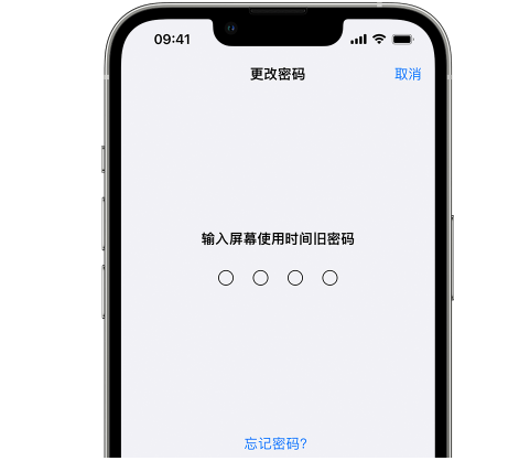 南林乡iPhone屏幕维修分享iPhone屏幕使用时间密码忘记了怎么办 