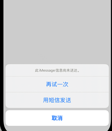 南林乡apple维修iPhone上无法正常发送iMessage信息