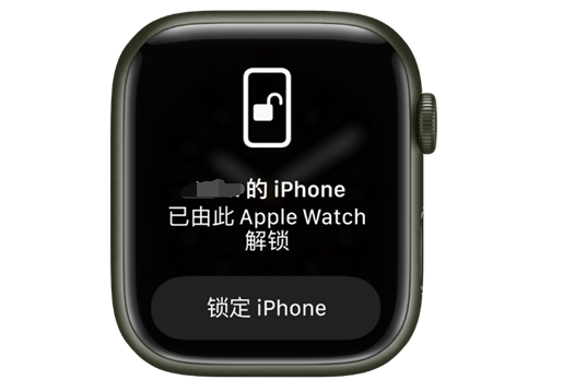 南林乡苹果手机维修分享用 AppleWatch 解锁配备面容 ID 的 iPhone方法 